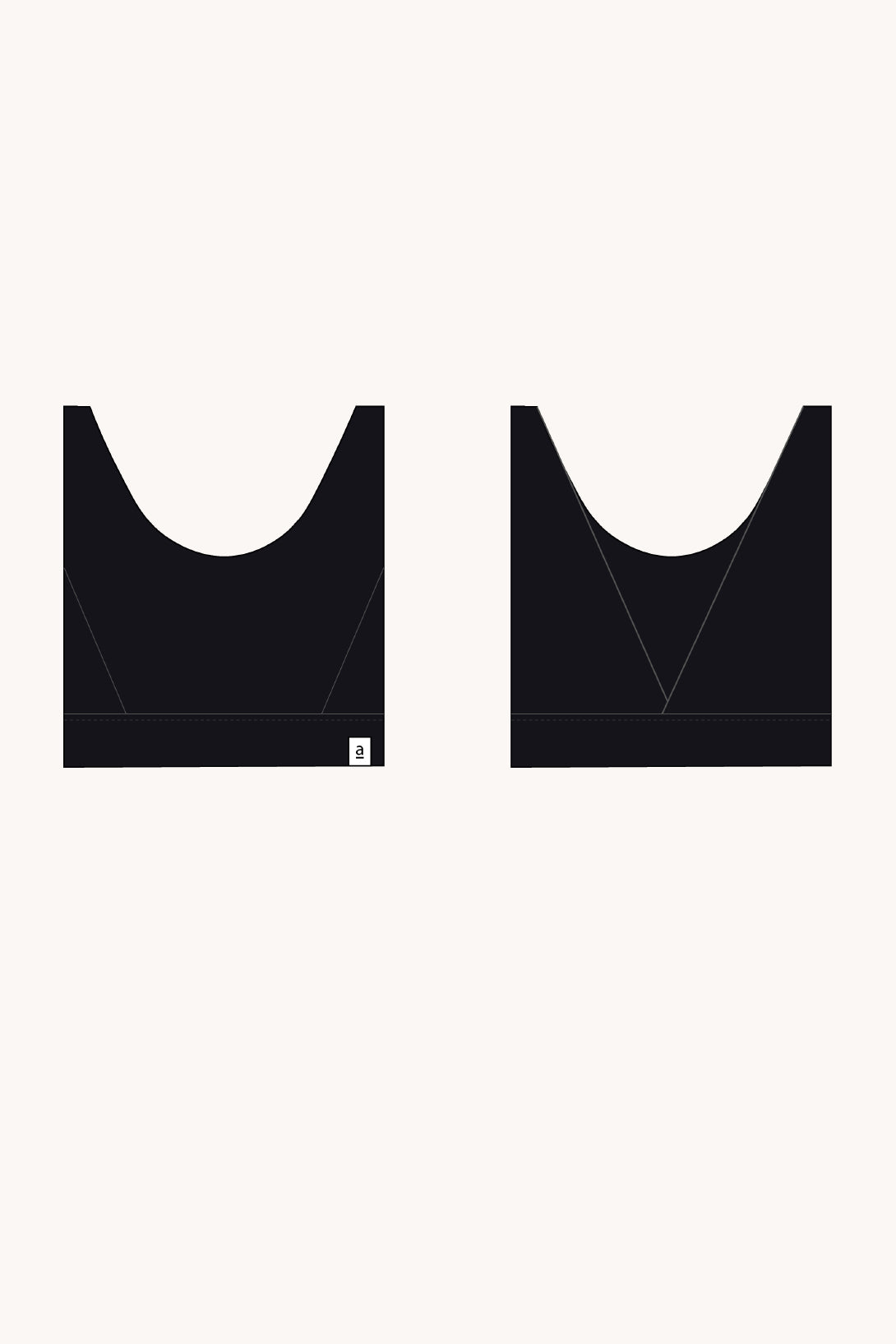 Brassière Noir profond