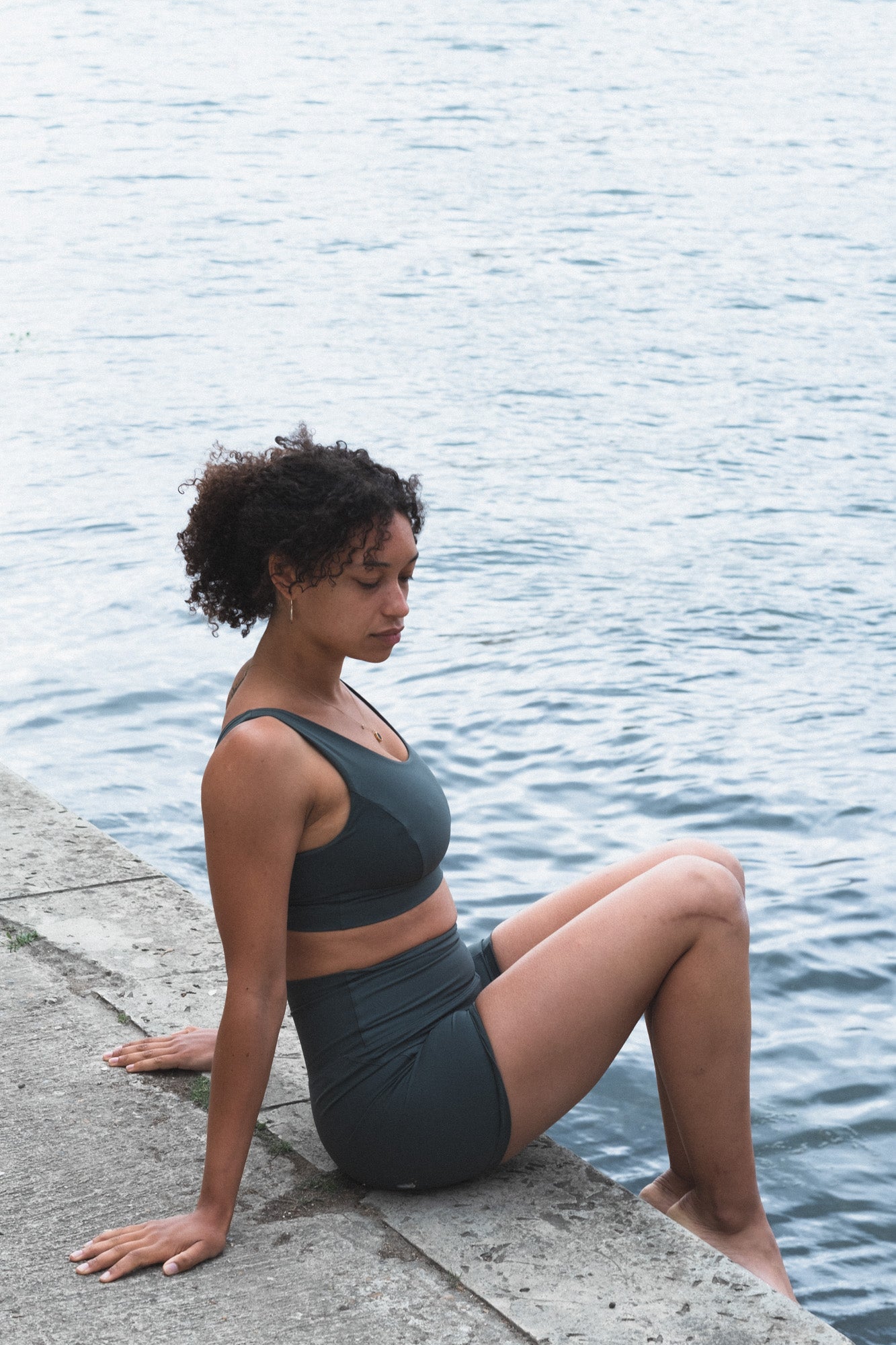 Short Vert sombre