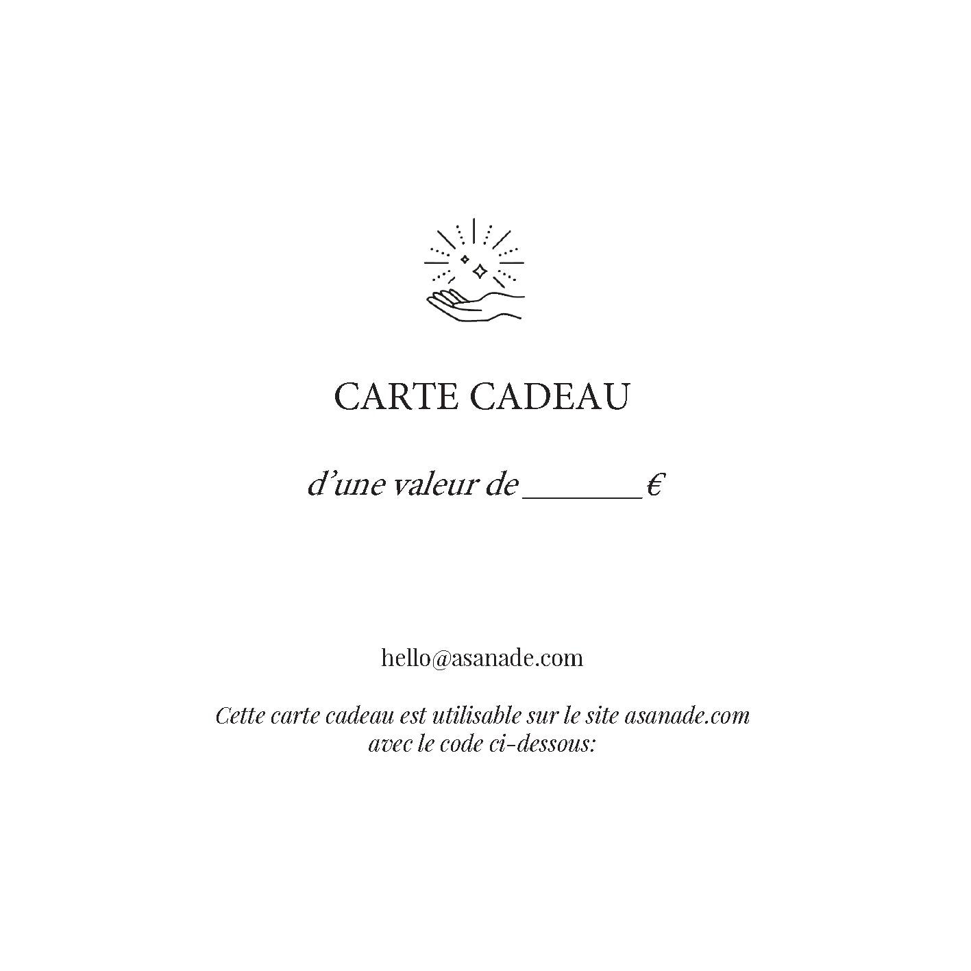 La carte cadeau