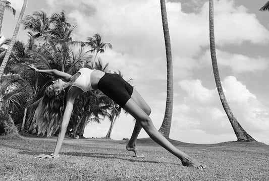Bertille, professeure de yoga en République Dominicaine